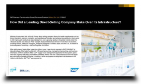 How a direct-selling company make over its infrastructure