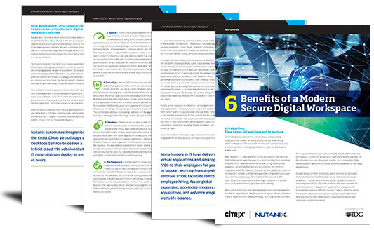 6 benefits of a modern secure digital workspace