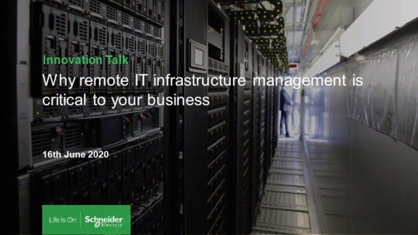 Innovation Talk: Why Remote IT Infrastructure Management is Critical to Your Business