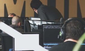 Which rooms in large offices matter most to WFH and hybrid workers?