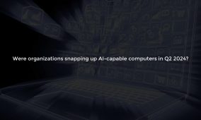 Were organizations snapping up AI-capable computers in Q2 2024?