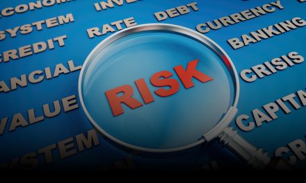 What five risks did surveyed financial industry professionals predict for 2025?