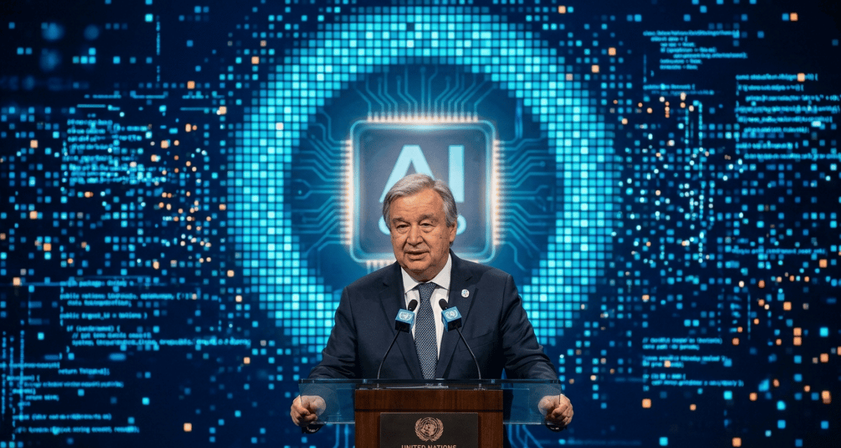 UN chief urges AI firms to disclose environmental costs